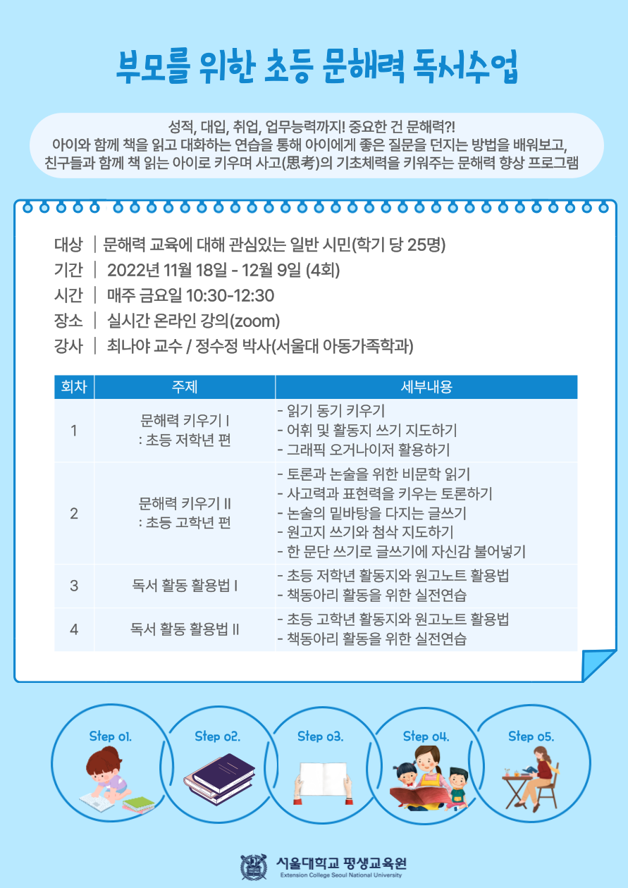 [서울대 평생교육원] 시민교양과정 - 문해력 독서 수업.png